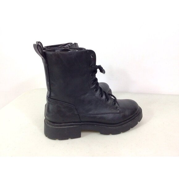 Grunge Combat Boots Lace Up Womens 7 - Picture 9 of 10